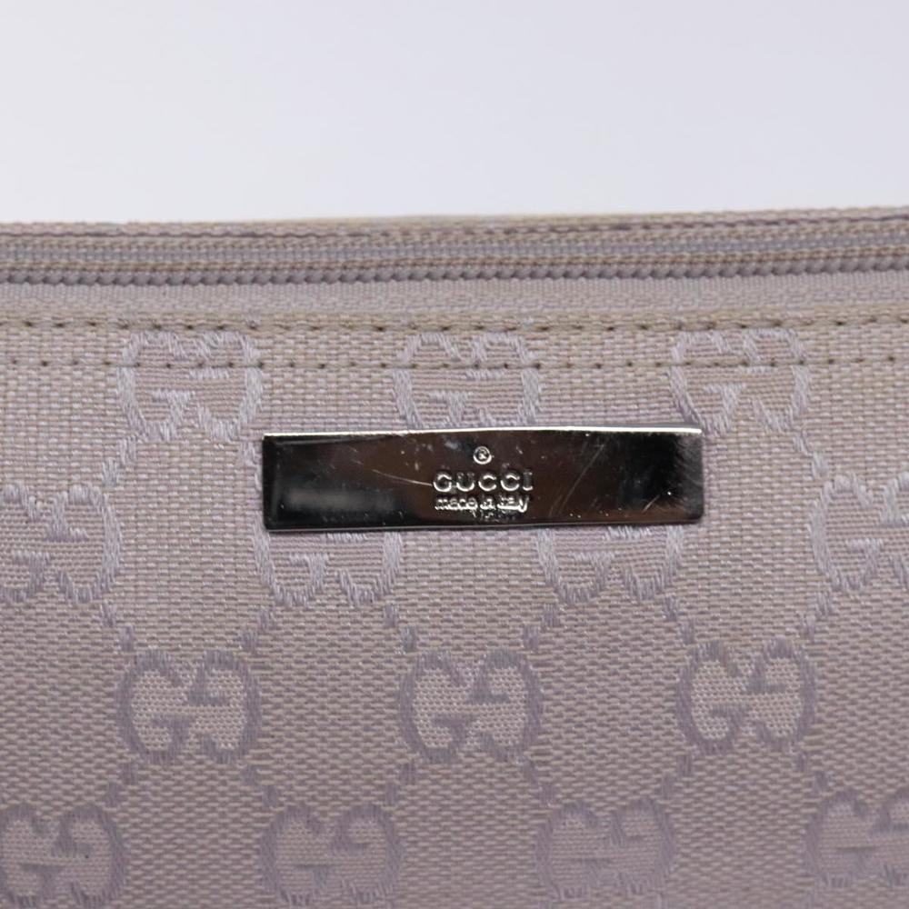 GUCCI GG Canvas Accessory Pouch Purple Silver 7198 Auth mr1477 - Picture 14 of 16